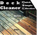 Deck Cleaning with deck cleaner QSE